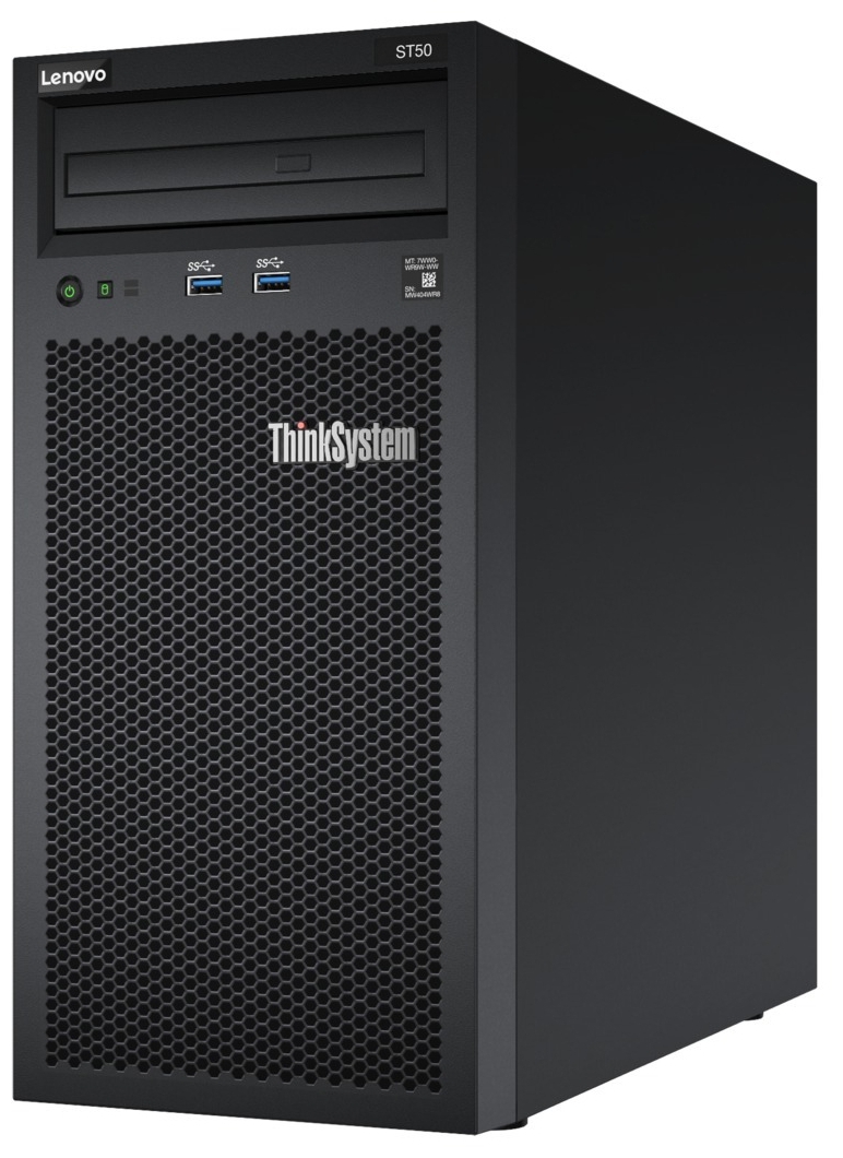 Lenovo ThinkServer TS150 Пpoцeссop: Intel Xeon E3-1200 v6 | Опepaтивнaя пaмять: дo 64GB 