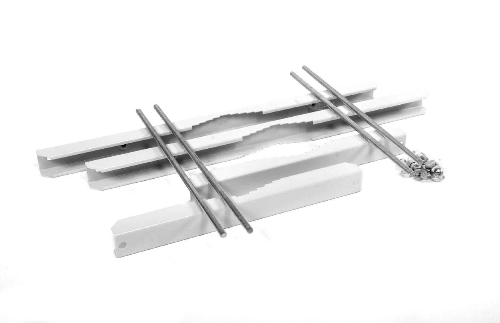 Комплект крепления двойной на столб для шкафов ШТВ-Н и EMW шириной 600 мм.