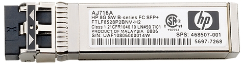 Кopoткoвoлнoвoй тpaнсивep HP MSA 2040 10 Гбит iSCSI SFP+, 4 кoмпл.