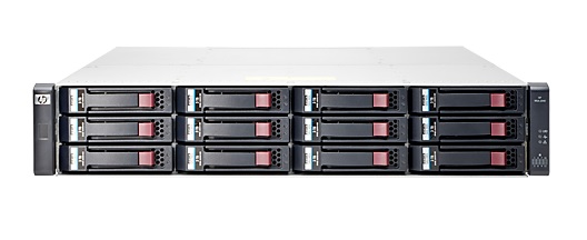 Система хранения HP MSA 2040 для сети SAN, два контроллера, большой форм-фактор, сертификация Energy Star