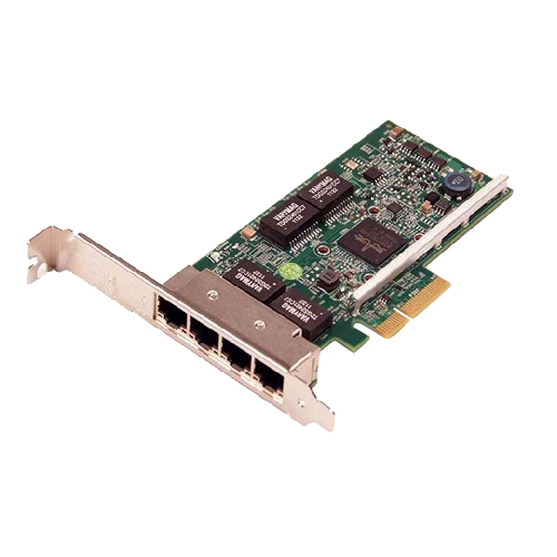 DELL NIC Broadcom 5719 QP 1Gb Network Interface Card, Full Height - Kit