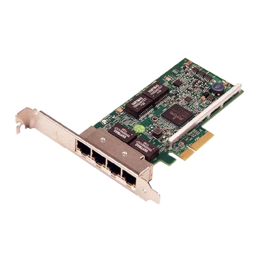 DELL NIC Broadcom 5719 QP 1Gb Network Interface Card, Low Profile - Kit