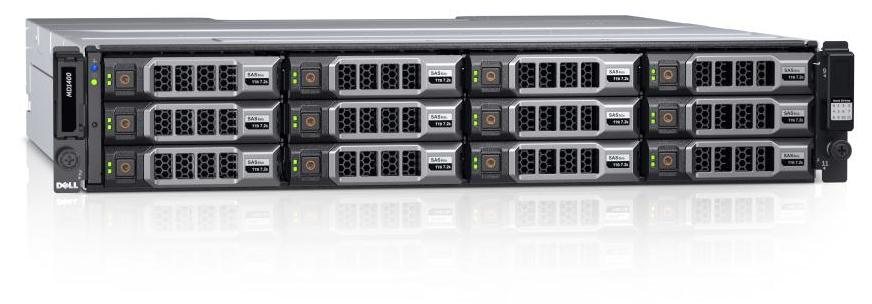 Dell Storage MD1400 SAS 12xLFF Dual EMM/ noHDD/ UpTo12LFF/ 2x600W RPS/ 2xCable SAS HD-Mini 2m/ Bezel/ Static ReadyRails II/ 3YPSNBD/