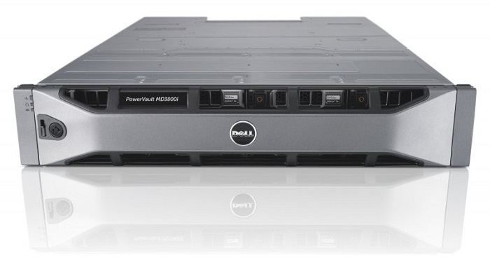 Dell PowerVault MD3800i iSCSI 10GBs 12xLFF Dual Controller 4GB Cache/ no HDD UpTo12LFF/ 2x600W RPS/ need upgrade firmware Controller/ Bezel/ Static ReadyRails II/ 3YPSNBD