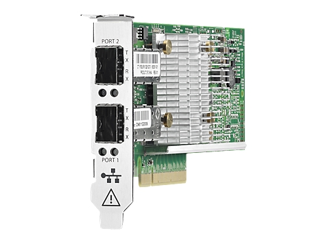HPE Ethernet Adapter, 530SFP+, 2x10Gb, PCIe(2.0), Broadcom, for DL165/580/585/980G7 & Gen8/Gen9-servers