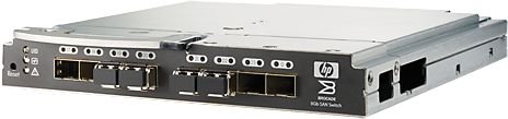 HP BladeSystem Brocade 8/12c SAN Switch (8+16 ports) (8 external SFP slots, incl 2x8Gb LC SW SFP, 12 ports enabled for any combination (int and ext)