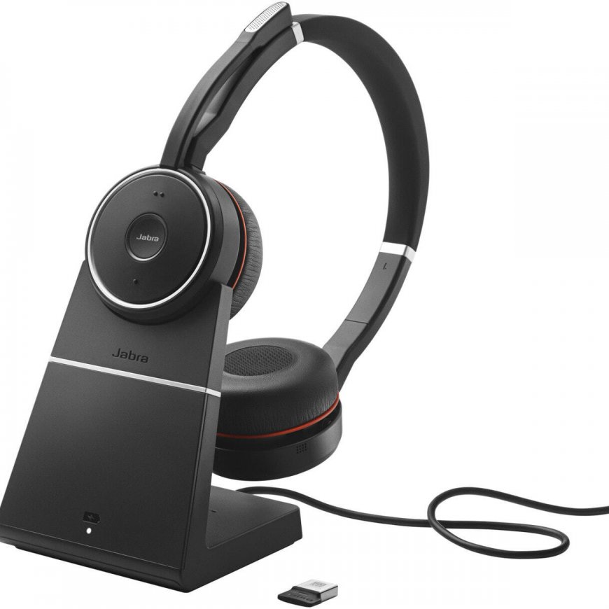 Jabra Evolve 75 Stereo MS, Charging Stand & Link 370 7599-832-199