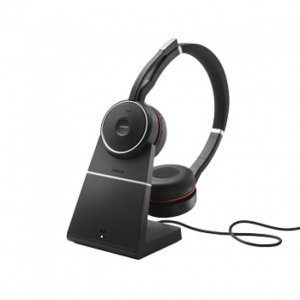 Jabra Evolve 75 Stereo MS, Charging Stand & Link 370 7599-832-199